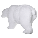 Decorative plush polar bear height 44 cm - 4