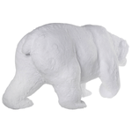 Ours blanc en peluche déco haut. 44 cm - 5