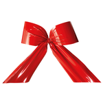 Decorative bow for outdoors, red 100 cm, B1 - 0