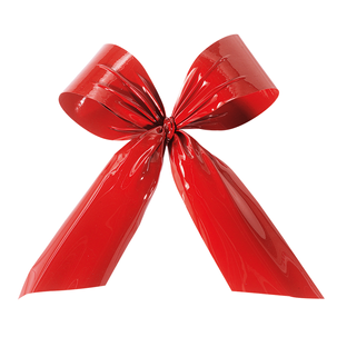 Decorative bow for outdoors, 40 cm red, B1