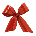 Decorative bow for outdoors, 25 cm red, B1 - 0