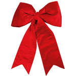 Christmas ribbon velvet red length 110 cm - 0