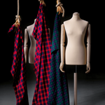 Maniquí de costura de mujer, busto de 72 cm, color crudo/roble claro - 3