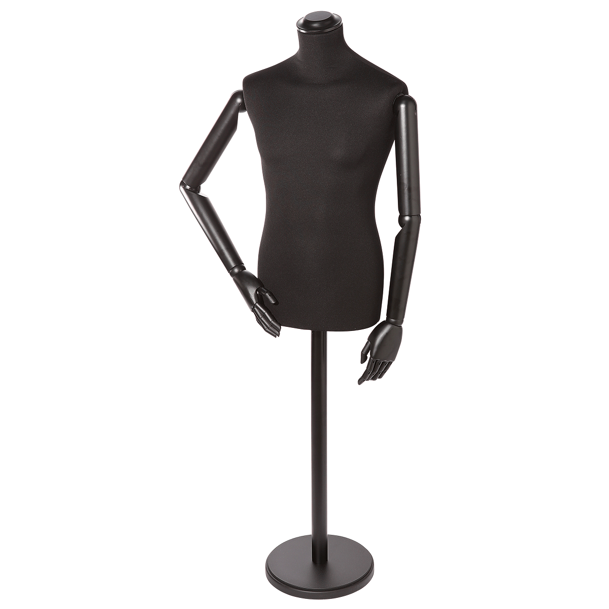 Buste de tailleur homme, buste 76 cm, noir/noir - 2
