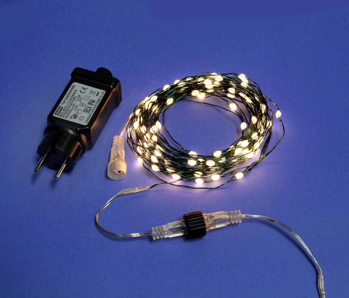 Chaîne lumineuse à fil LED XL séparable pour l’ext., 200 LED, 20 m - 1 Chaîne lumineuse à fil LED XL séparable pour l’ext., 200 LED, 20 m - 1