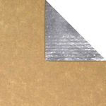 Geschenkpapier-Rolle Kraftpapier Secare Rolle 70 cm, 50 m, silber-metallic - 1