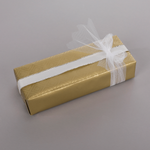 Sustainable golden wrapping paper with shiny geometric pattern - 50 m Gift Wrapping Paper Roll - 5