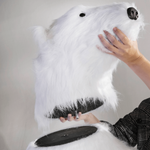 Life size animal figure polar bear, height 190 cm - 2