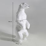 Life size animal figure polar bear, height 190 cm - 1