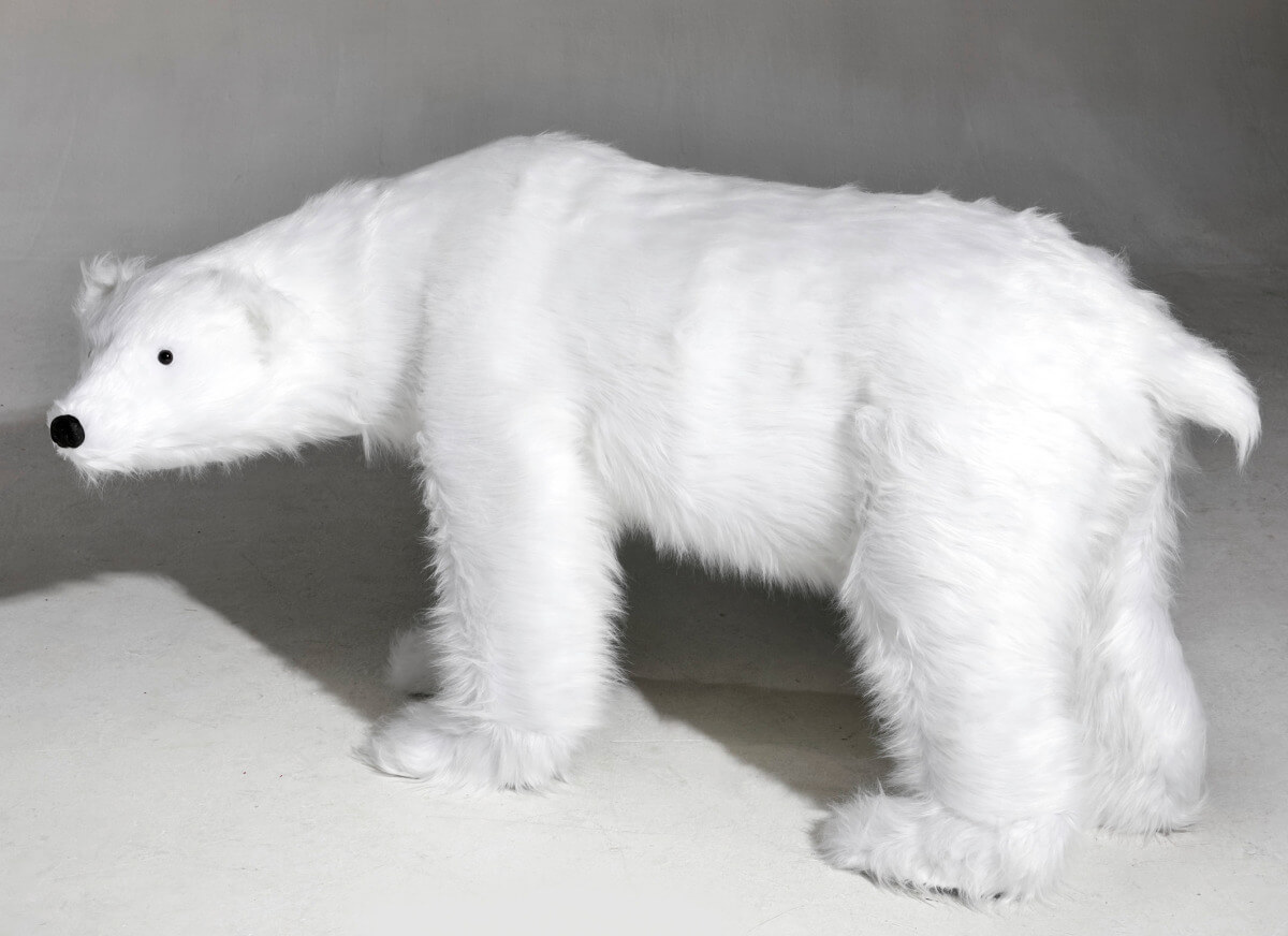 Figura animal de tamaño natural oso polar, altura: 90cm - 2 Figura animal de tamaño natural oso polar, altura: 90cm - 2