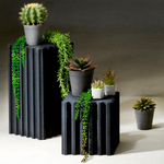 Decorative columns set "Concrete" height 30/55 cm - 3