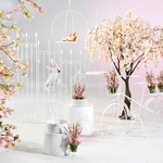 Artificial cherry blossoms tree white, 150 cm - 5