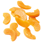 Peach slices food replica, 12 pieces - 0