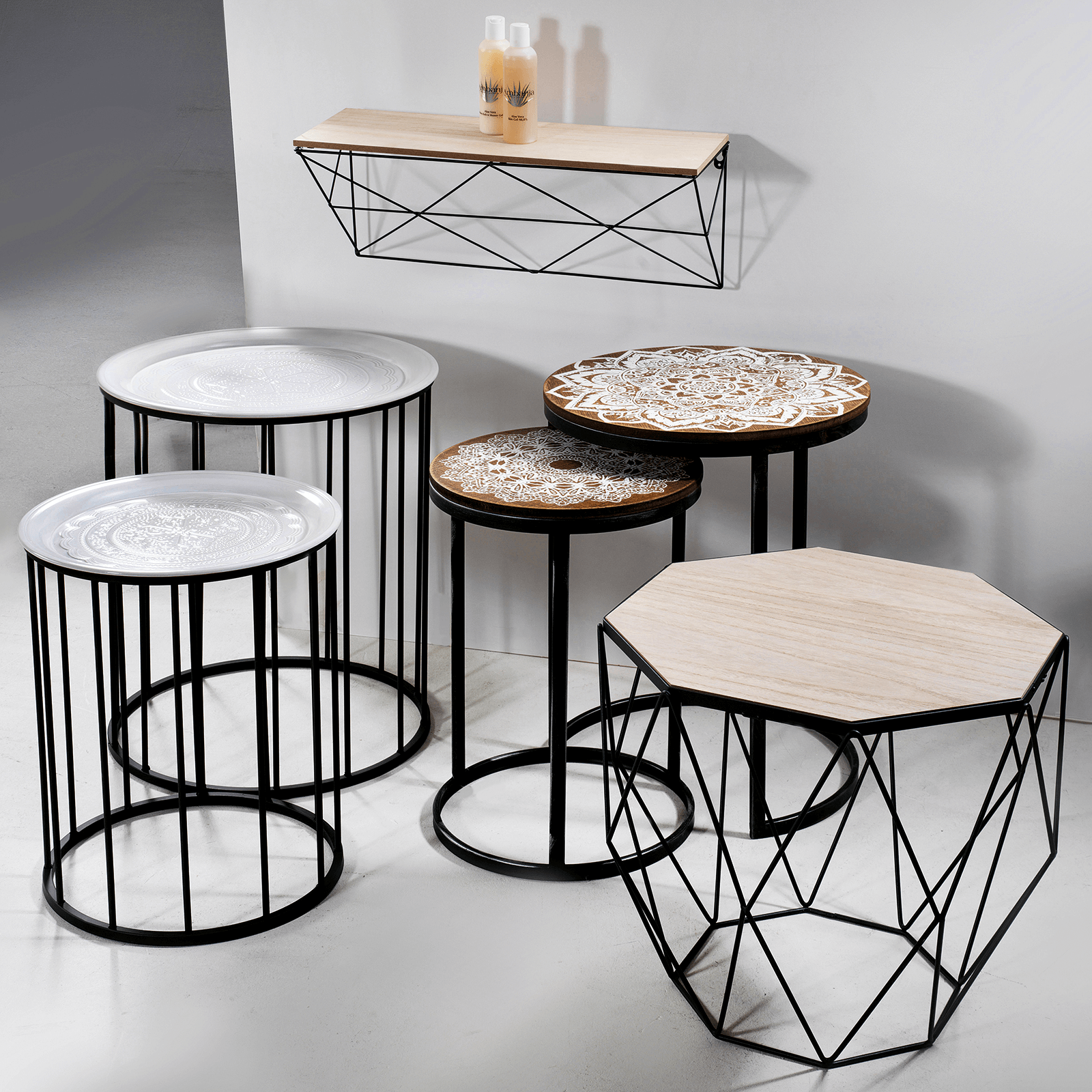 Estantería de pared anchura 57 cm - 5 Estantería de pared anchura 57 cm - 5