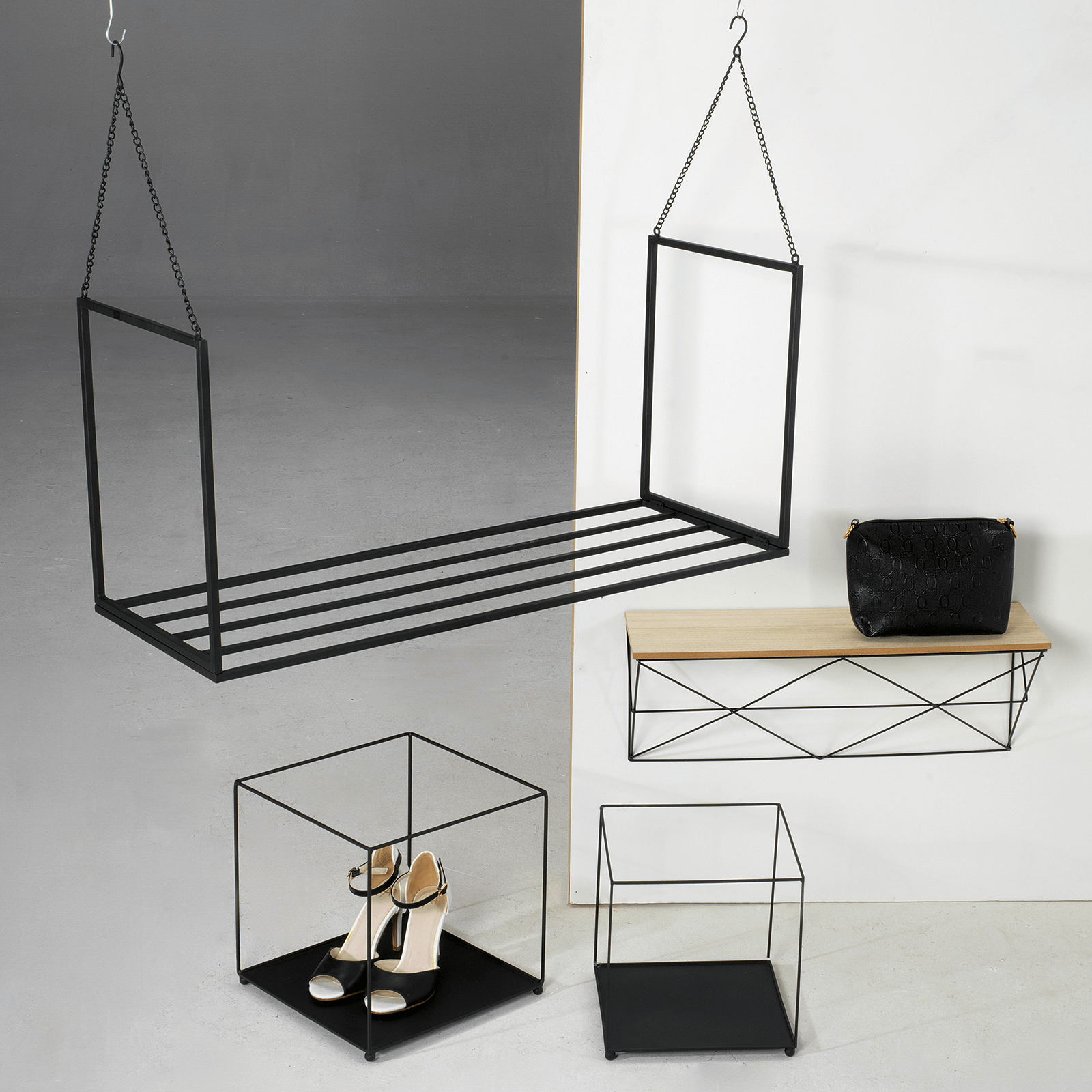 Estantería de pared anchura 57 cm - 3 Estantería de pared anchura 57 cm - 3