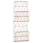 Brochure holder rose gold 71 x 27 cm - 0