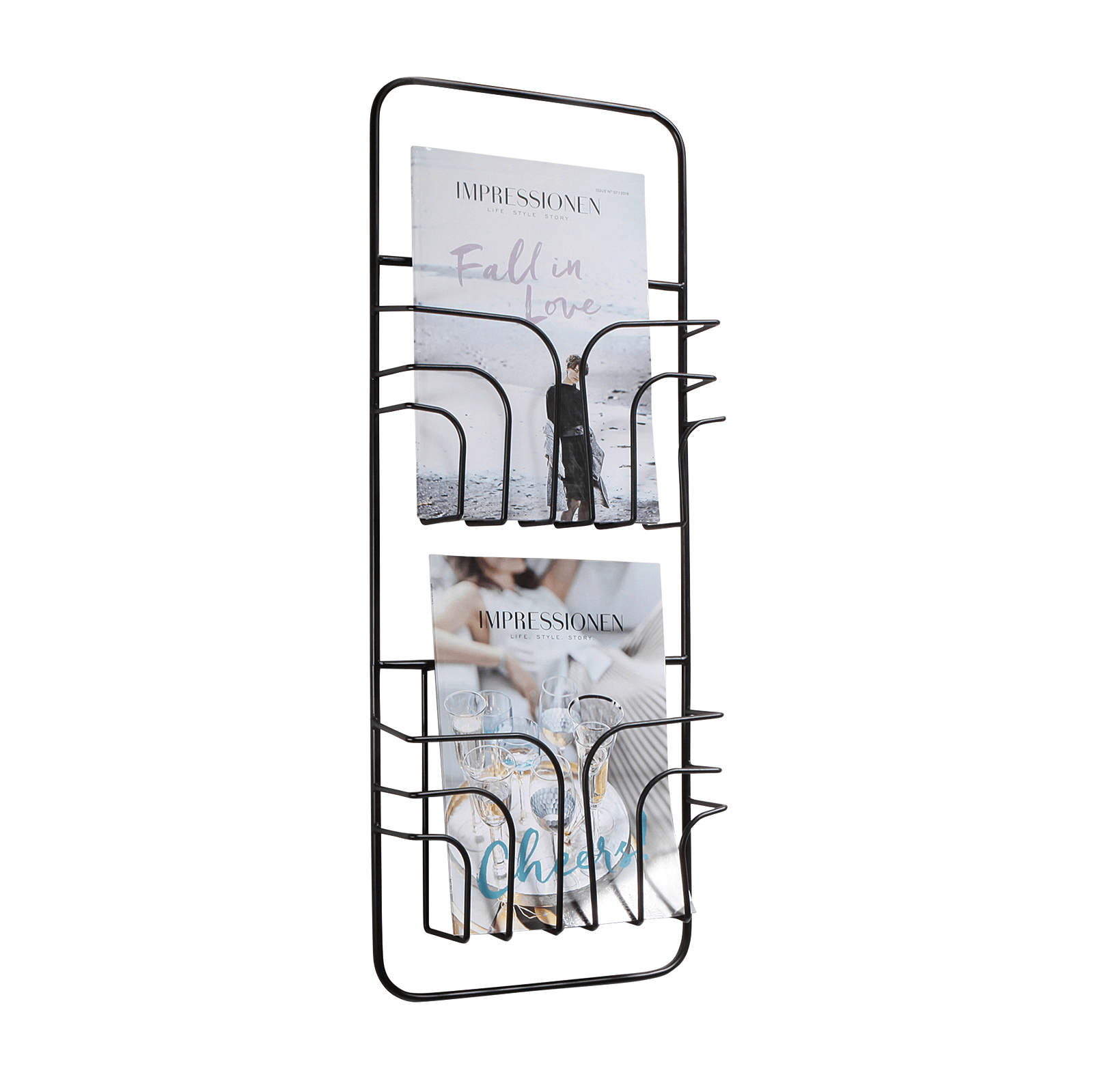 Wand-Prospekthalter, 73 cm lang - 3 Wand-Prospekthalter, 73 cm lang - 3