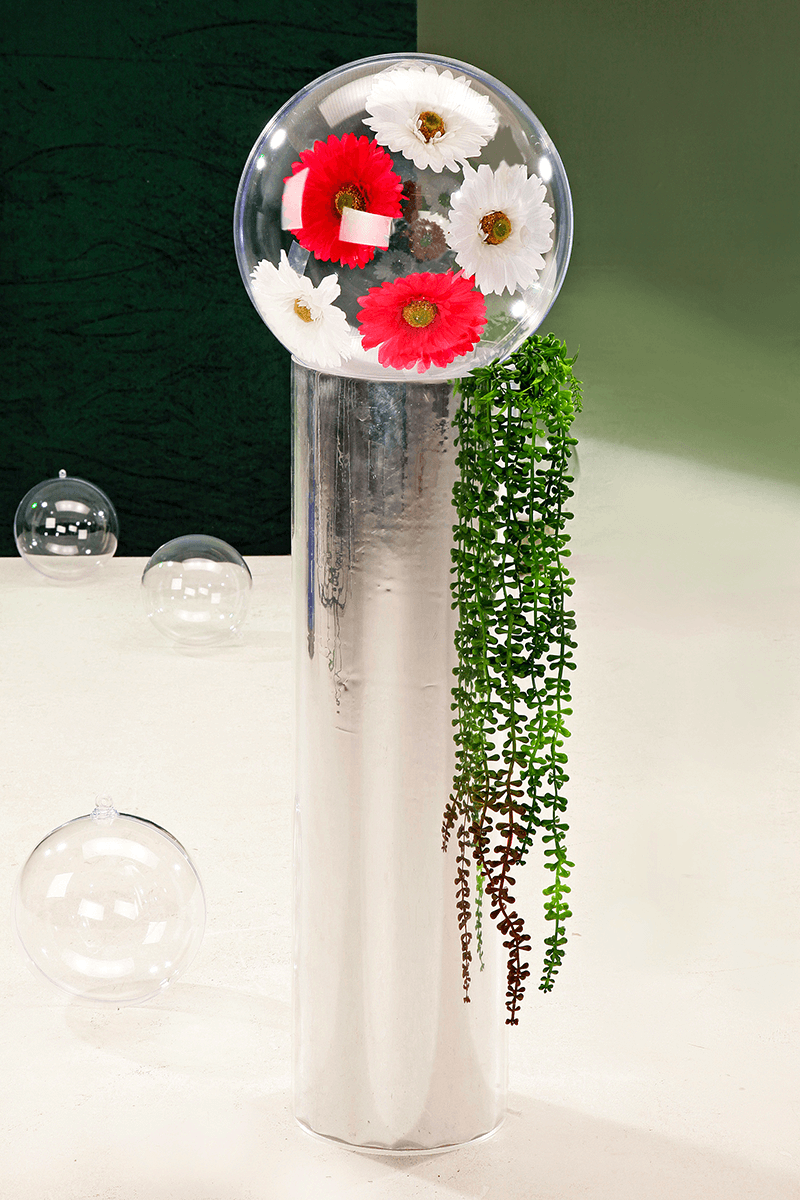 Artificial plant hanger Senecio pea plant - 4 Artificial plant hanger Senecio pea plant - 4