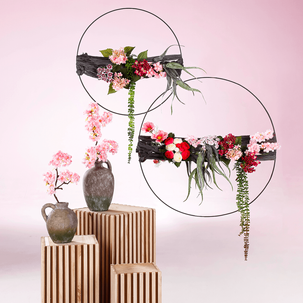 Kunstzweige Senecio Erbsenpflanze 71 cm | DecoWoerner