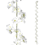 Guirlande de fleurs de cerisier déco blanches, 180 cm - 0