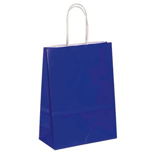 Bolsa de mano "Uni", 24 x 18 cm, azul oscuro