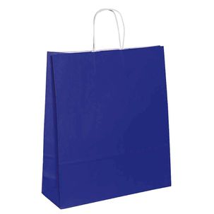 Bolsa de mano "Uni", 36 x 41 cm, azul oscuro