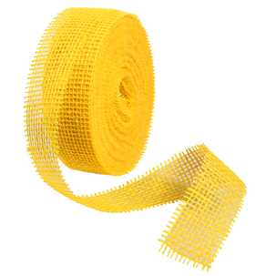 Juteband, 40 mm, 20 m, gelb