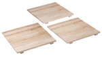 Wooden pallets set 45 x 45 cm, 3 pcs - 0