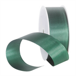 Taftband mit Webkante 40 mm, 50 m, dunkelgrün - 0