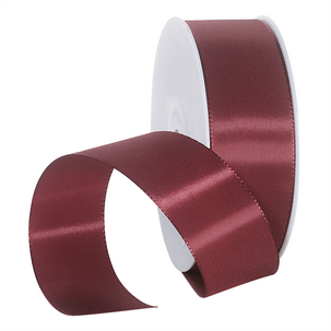 Taftband mit Webkante 40 mm, 50 m, bordeaux