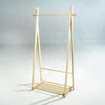 Clothes stand Wood, natural, 153 x 85 cm - 0