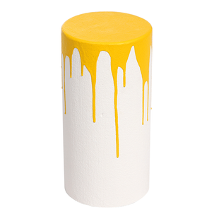 Columna decorativa color amarillo 40 cm