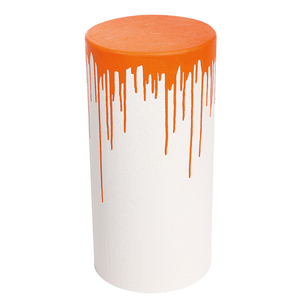 Colonne déco couleur orange 60 cm