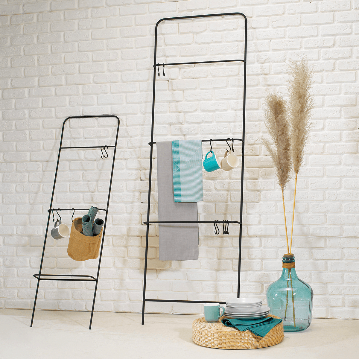 Escalera decorativa con soporte universal, longitud 140 cm - 4 Escalera decorativa con soporte universal, longitud 140 cm - 4