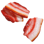 Bacon slices food replica, 8 cm, 3 pcs - 4