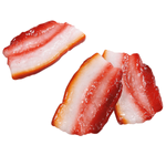 Bacon slices food replica, 8 cm, 3 pcs - 1