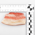 Bacon slices food replica, 8 cm, 3 pcs - 2