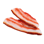 Bacon slices food dummy, 17 cm package 2 pcs - 1