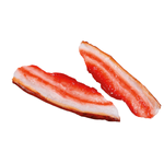 Bacon slices food dummy, 17 cm package 2 pcs - 2