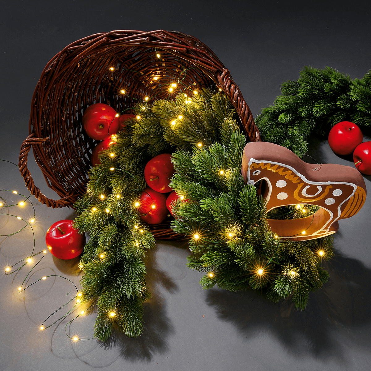 Chaîne lumineuse à fil à LED pour l'ext., 50 LED, 5 m - 6 Chaîne lumineuse à fil à LED pour l'ext., 50 LED, 5 m - 6