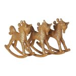 Decorative rocking horse 18 cm, 3 pcs - 0