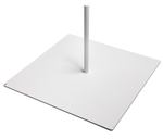 Metal stand height 25 cm white - 0