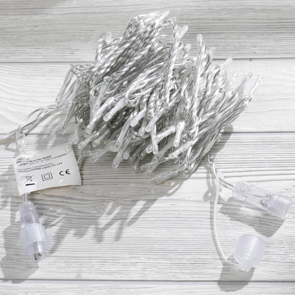 LED linkable rope light for indoor use, 100 LED, 10 m, without cable - 1