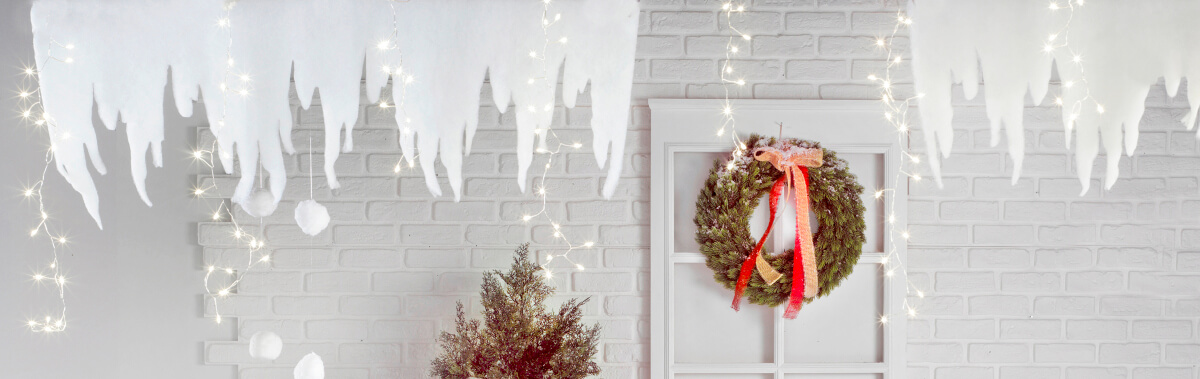 LED wire icicle light "Fireworks", light curtain width 385 cm - 5