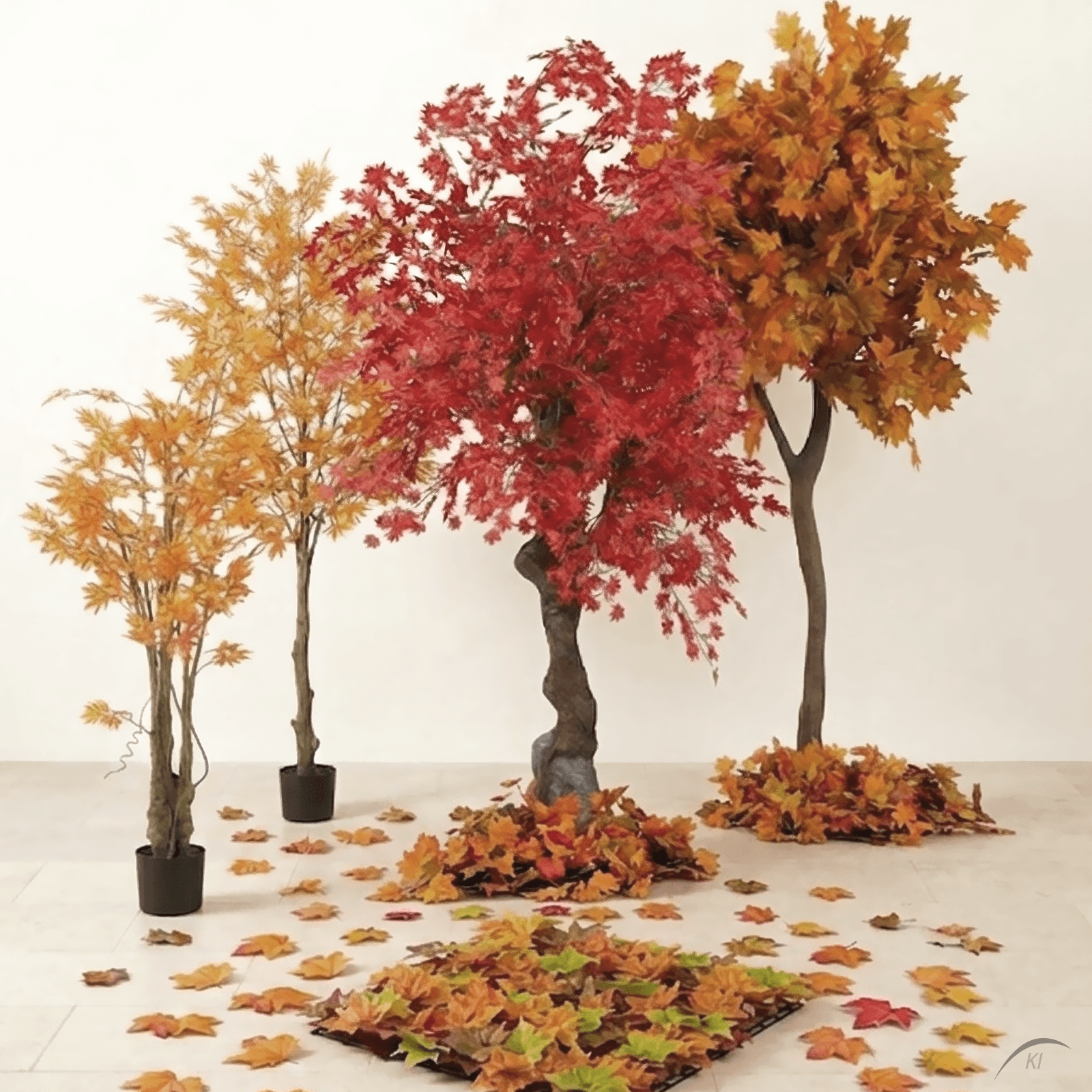 Künstlicher Ahorn Herbstbaum, 240 cm - 5