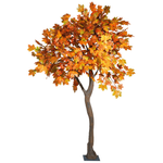 Arce artificial árbol de otoño naranja-amarillo, 270 cm - 0