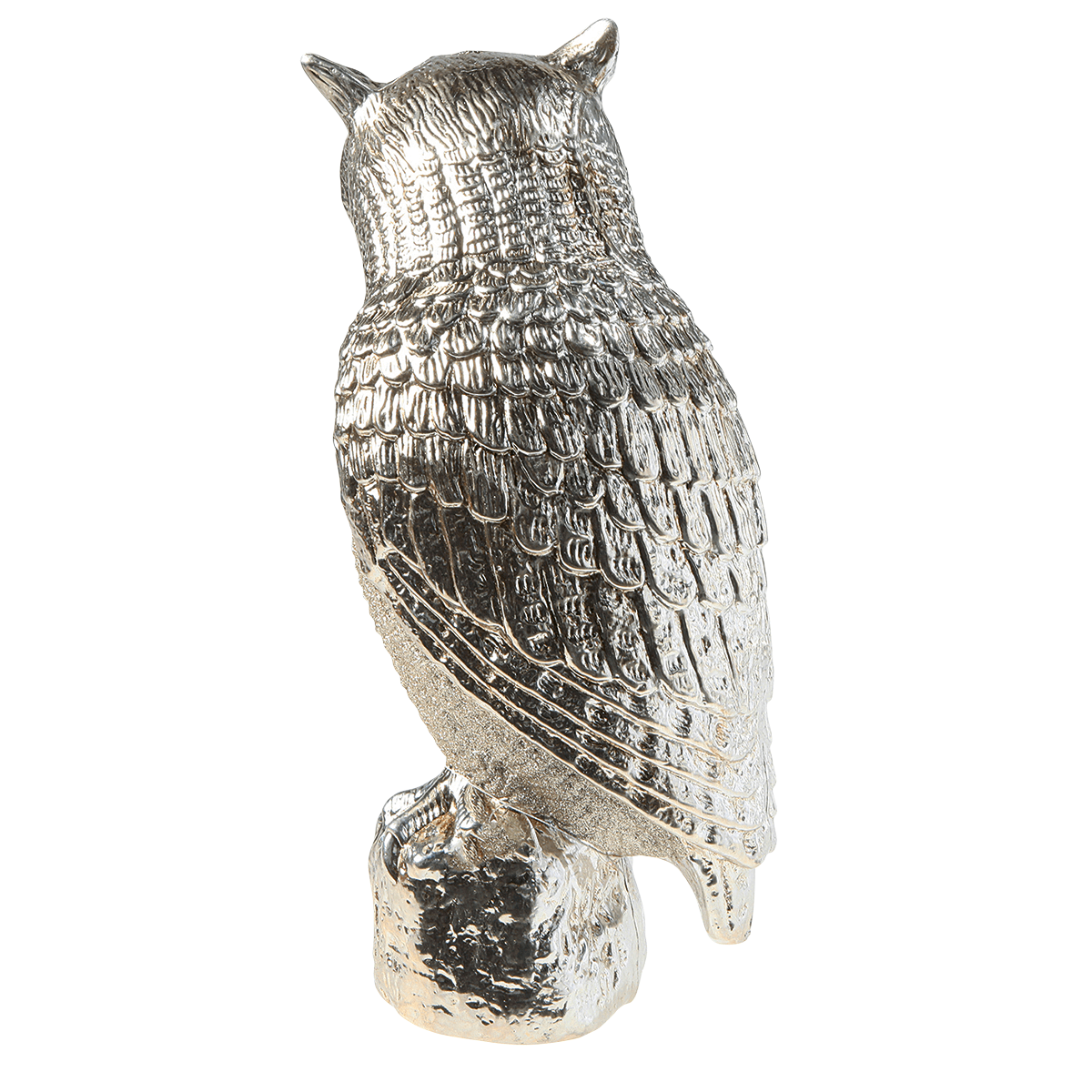 Decorative figure Owl 43 cm champagne colour - 3 Decorative figure Owl 43 cm champagne colour - 3
