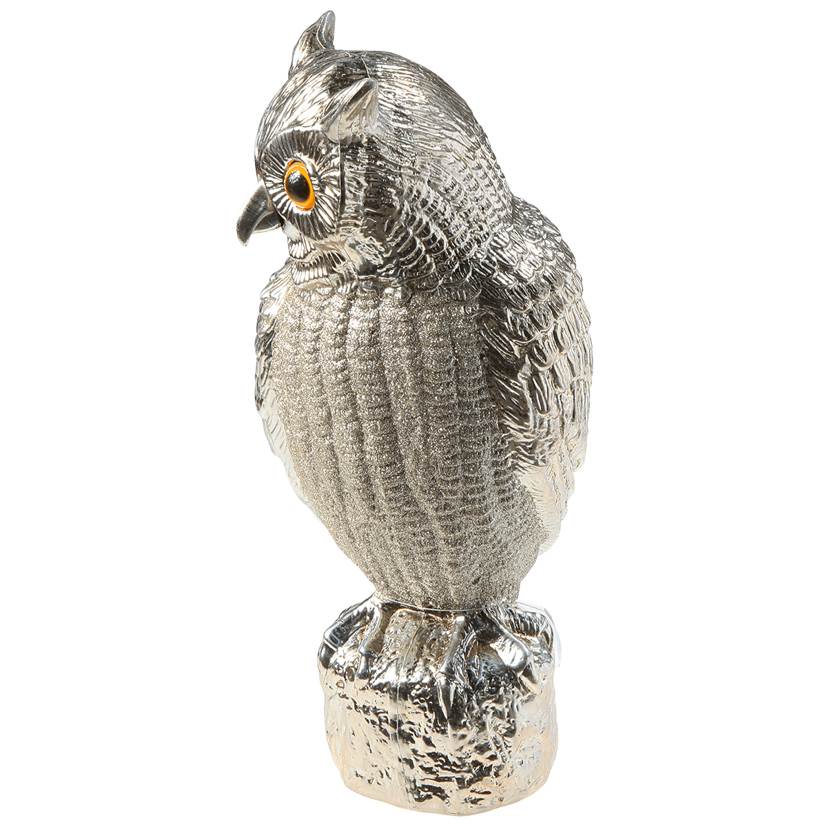 Decorative figure Owl 43 cm champagne colour - 1 Decorative figure Owl 43 cm champagne colour - 1