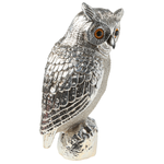 Decorative figure Owl 43 cm champagne colour - 2