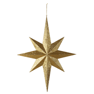 Estrella decorativa XXL oro 80 cm